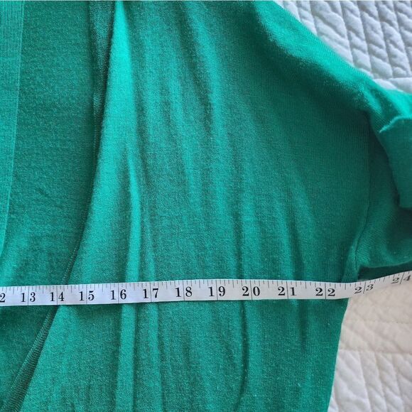 HALOGEN marino wool blend button front tunic style cardigan - Picture 6 of 10